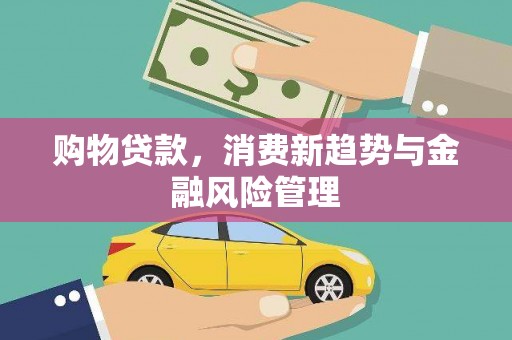 威宁购物贷款，消费新趋势与金融风险管理