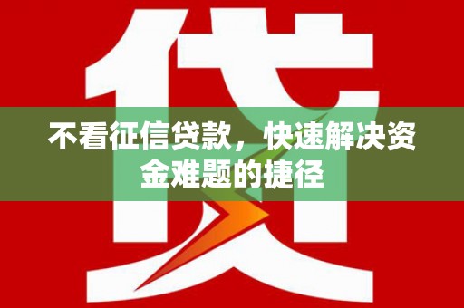 威宁不看征信贷款，快速解决资金难题的捷径