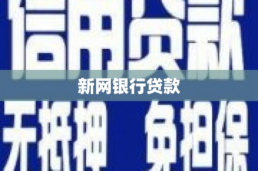 威宁新网银行贷款