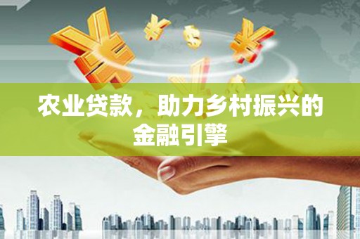 威宁农业贷款，助力乡村振兴的金融引擎