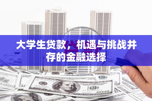 威宁大学生贷款，机遇与挑战并存的金融选择