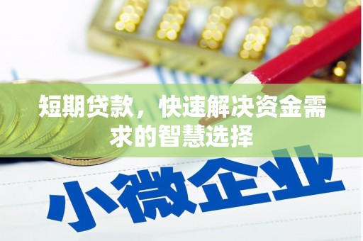 威宁短期贷款，快速解决资金需求的智慧选择