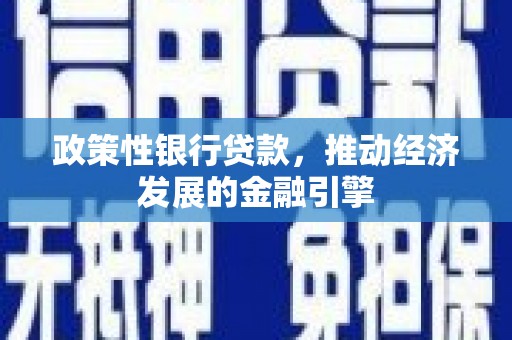 威宁政策性银行贷款，推动经济发展的金融引擎