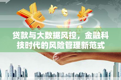 威宁贷款与大数据风控，金融科技时代的风险管理新范式