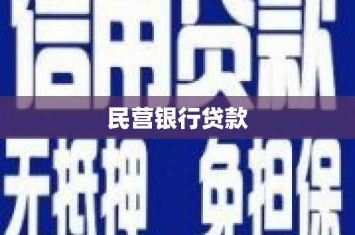 威宁民营银行贷款