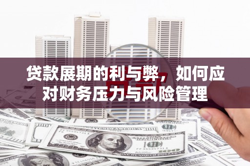 威宁贷款展期的利与弊，如何应对财务压力与风险管理