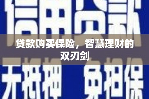 威宁贷款购买保险，智慧理财的双刃剑