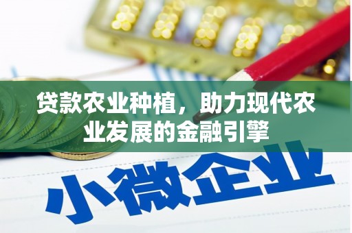威宁贷款农业种植，助力现代农业发展的金融引擎
