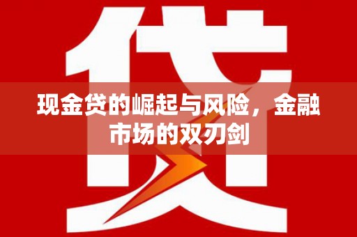 威宁现金贷的崛起与风险，金融市场的双刃剑