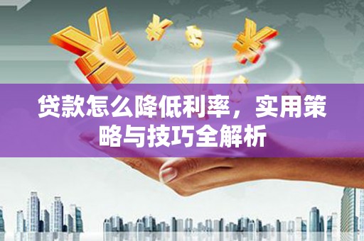 威宁贷款怎么降低利率，实用策略与技巧全解析