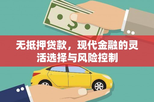 威宁无抵押贷款，现代金融的灵活选择与风险控制