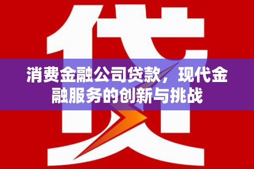 威宁消费金融公司贷款，现代金融服务的创新与挑战
