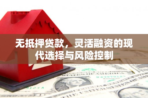 威宁无抵押贷款，灵活融资的现代选择与风险控制