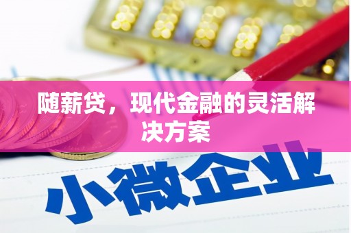 威宁随薪贷，现代金融的灵活解决方案