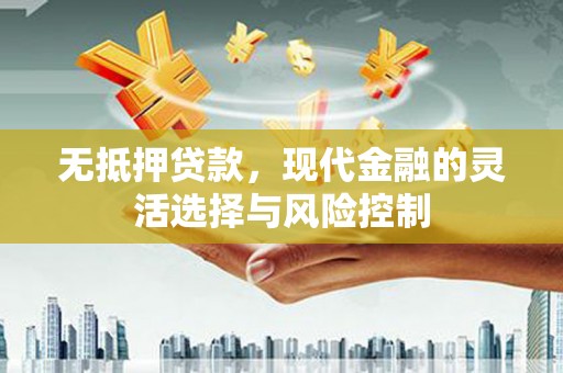 威宁无抵押贷款，现代金融的灵活选择与风险控制