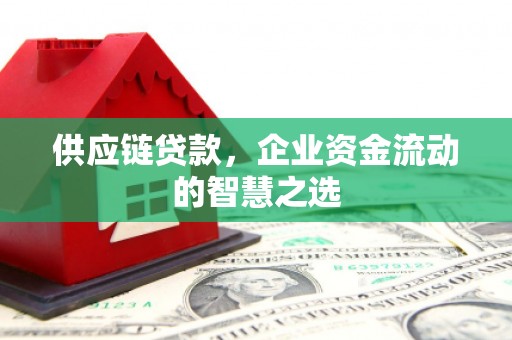 威宁供应链贷款，企业资金流动的智慧之选