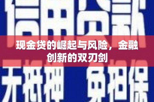 威宁现金贷的崛起与风险，金融创新的双刃剑