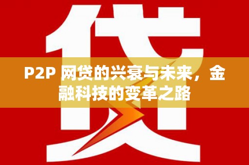 威宁P2P 网贷的兴衰与未来，金融科技的变革之路