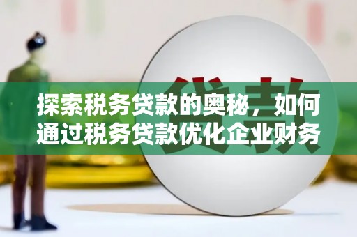 威宁探索税务贷款的奥秘，如何通过税务贷款优化企业财务