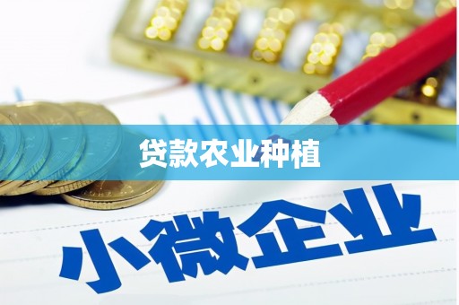 威宁贷款农业种植