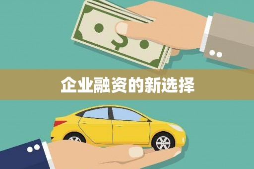 威宁企业融资的新选择