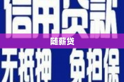 威宁随薪贷