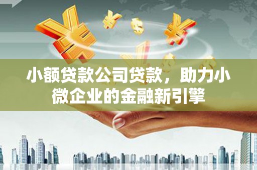 威宁小额贷款公司贷款，助力小微企业的金融新引擎
