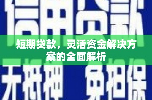 威宁短期贷款，灵活资金解决方案的全面解析