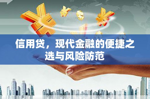 威宁信用贷，现代金融的便捷之选与风险防范