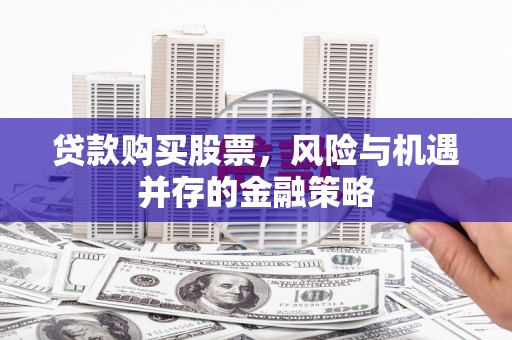 威宁贷款购买股票，风险与机遇并存的金融策略