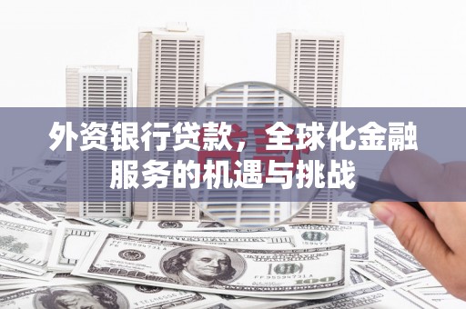 威宁外资银行贷款，全球化金融服务的机遇与挑战