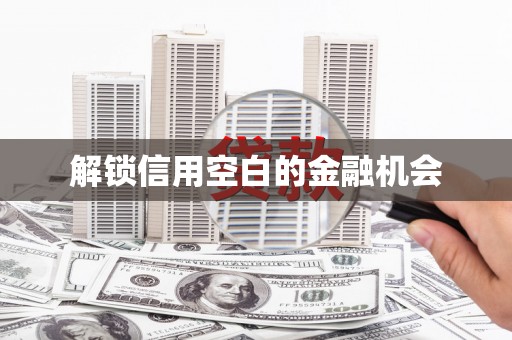 威宁解锁信用空白的金融机会