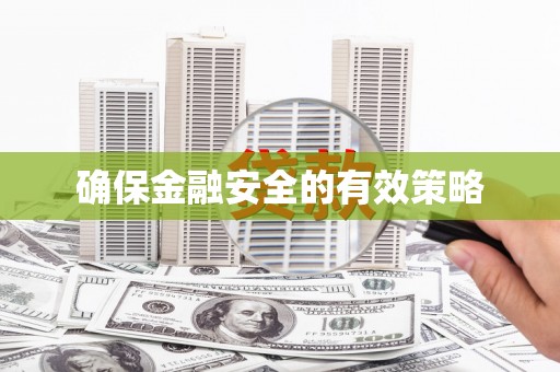 威宁确保金融安全的有效策略