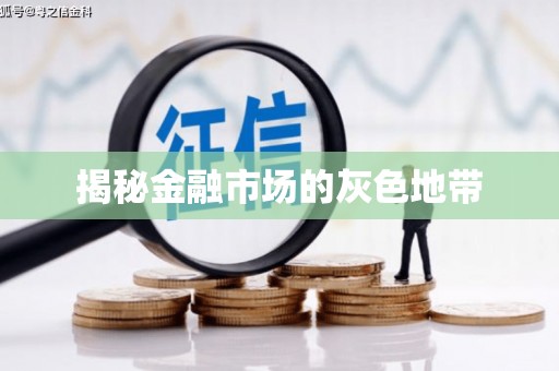 威宁揭秘金融市场的灰色地带