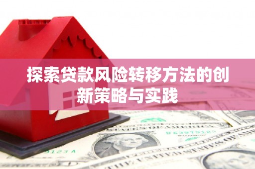 威宁探索贷款风险转移方法的创新策略与实践